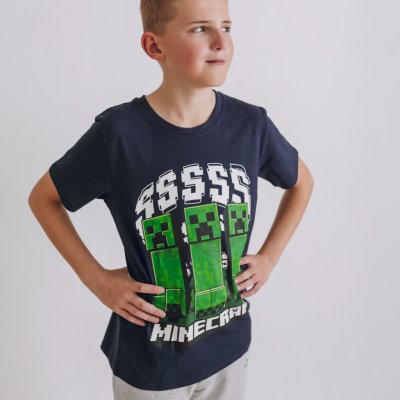 Minecraft tričko Creeper Black SSSS