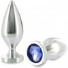 Metalhard Anal Plug Diamond Cristal Big 10.16cm