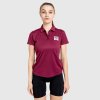 Dámske polo tričko Iron Aesthetics Vital bordové