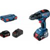 Bosch Akumulátorový vŕtací skrutkovač GSR 18V-50, L-Boxx, 2x aku 5 Ah 06019H5001