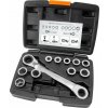 Extol Premium Kľúč račňový tvarovaný a vložky, sada 11ks, 8-19mm, CrV 8816101