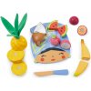 Drevená doska s tropickým ovocím Tropical Fruit Chopping Board Tender Leaf Toys s nožom na krájanie od 24 mes