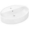 Hansgrohe Xuniva D - Umývadlo na dosku, 60x45 cm, s prepadom, otvor na batériu, biela 60170450