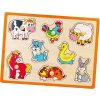Viga puzzle s úchytmi Farma