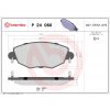 Sada brzdových platničiek, vždy 4 kusy v sade BREMBO P 24 060 (P24060)