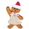 Dekorácia MagicHome Vianoce, Candy Line Perníkový panáčik, 19x3x32 cm