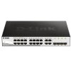 D-Link DGS-1210-16 20-port Gigabit Smart Switch, 16x GbE, 4x RJ45/SFP, fanless