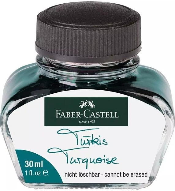 Faber-Castell 0025/1498390 Fľaškový Atrament 30 ml Tyrkysová od 3,7 € -  Heureka.sk