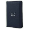 Svätá biblia / Roháčkov preklad, so zipsom, s indexami, tmavomodrá