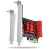 AXAGON PCES-SA6, radič PCIe - 6x interný port SATA 6G, ASM1166, SP a LP 1023564