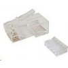 Solarix konektor RJ45 CAT6 UTP 8p8c nestienený skladaný vodič / 100 ks KRJ45/6SLD