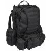 Batoh Mil-Tec Defense Modular s obličkami čierny