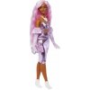 Barbie deluxe modelka - metalické šaty