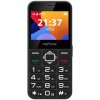 myPhone HALO HALO 3 čierny TELMYSHALO3BK - Mobilný telefón Senior s nabíjacím stojanom