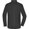James & Nicholson Košile JN 1374 ze smíšeného popelínu, dlouhý rukáv, pánská COT02137400201-black S Černá