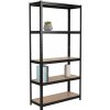 Mamutex Standard Regál 1800 x 900 x 400 mm 5 polic čierny