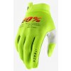 Rukavice 100% iTRACK Fluorescent Yellow, žlté Veľkosť: XXL