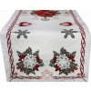 Vianočný gobelínový behúň na stôl Chenille IT09 40x180 cm Viacfarebná