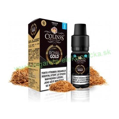 E-liquid Colinss 10ml : Royal Gold (Tradičná tabaková zmes) 3mg
