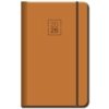 Diár 2026 MINI FLORENCIA, A6, týždenný, hnedý, 128 listov, 92 x 142mm