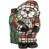 Clayre & Eef Stolná Tiffany lampa Santa Claus - 17 * 11 * 22 cm / E14 / max. 1x25W - Clayre & Eef