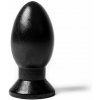 Mister B WAD Favor of the Emperor Plug Black XL, čierny análny kolík 16,2 x 7,8 cm