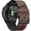 Kožený športový QuickFit remienok pre Garmin 26mm - Tmavo hnedý IR-AWGW-0560