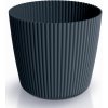 Kvetináč plast čierny Prosperplast 19,6 cm x 19,6 x 17,3 cm