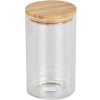Dóza guľ. 1,0l skl.+bambus viečko