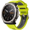 VSETKONAMOBIL 144510 SPORTY Vymeniteľný silikónový remienok Amazfit T-Rex Ultra 2 LIME-GREY