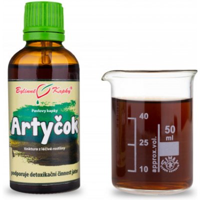 Bylinné kapky Artičok bylinné kvapky tinktúra 50 ml