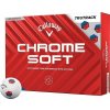 Callaway Chrome Soft 2024 White TruTrack 12 Golfové lopty