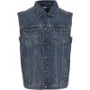 Urban Classics Džínsová vesta Urban Classics, veľkosť:XL, farba:denimModrá