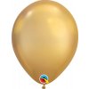 Qualatex BalónekCHROME 18cm zlatý