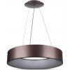 Závesné LED svietidlo okrúhle 20W, 3000K, 1500lm, stmievateľné, hnedé VT-25-1D (V-TAC)