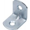 Spojovací uholník sedlový s výstuhou, zaoblené rohy 20x20x16 mm