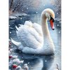Diamantový obraz Biela labuť