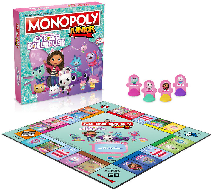 Gabbys Dollhouse Junior Monopoly EN