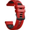 PROTEMIO 112654 SPORTY Vymeniteľný silikónový remienok Garmin Forerunner 965 červený