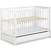 Klups Timi with Drawer 120x60 2024 White-oak detská postieľka
