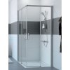 Hüppe Classics 2 EasyEntry - Posuvné dvere rohový vstup 2-dielny (1/2) 800x2000 mm, upevnenie vpravo, strieborná pololesklá, číre sklo s Anti-Plaque C25201.069.322
