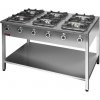 KROMET Voľne stojaci plynový varič 6-horák, 1350x850x850 mm | KROMET, 000.KG-6L