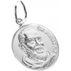 Argento Strieborný prívesok sv. Páter Pio 85654