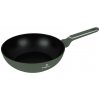 BERLINGERHAUS Panvica wok s pokrievkou a titánovým povrchom 28 cm Matte Green Collection