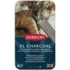 Derwent XL Charcoal, Uhlíkové bloky XL farebné, sada 6 ks