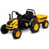 TOYZ Detské elektrické auto traktor HECTOR Yellow
