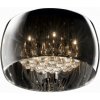 Stropné svietidlo 40 cm 5x G9 dymová chrómová Zuma Line Crystal C0076-05L-F4FZ