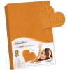 Bellatex Prestieradlo Froté svetlo oranžové 140x200