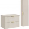 Comad SET-ADC B CASHMERE 80CM HIGH CABINET