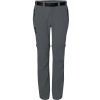 James & Nicholson Kalhoty JN 1201, trekingové, odepínací nohavice, do pasu, dámské COT02120102502-carbon M Carbon